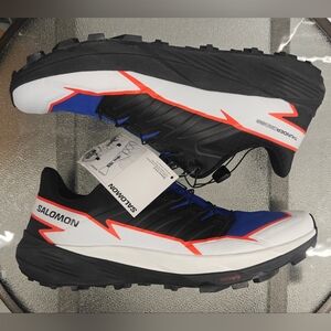 Salomon Thundercross Trail Running Shoes Sneaker Men's Size 11.5 White Blue...